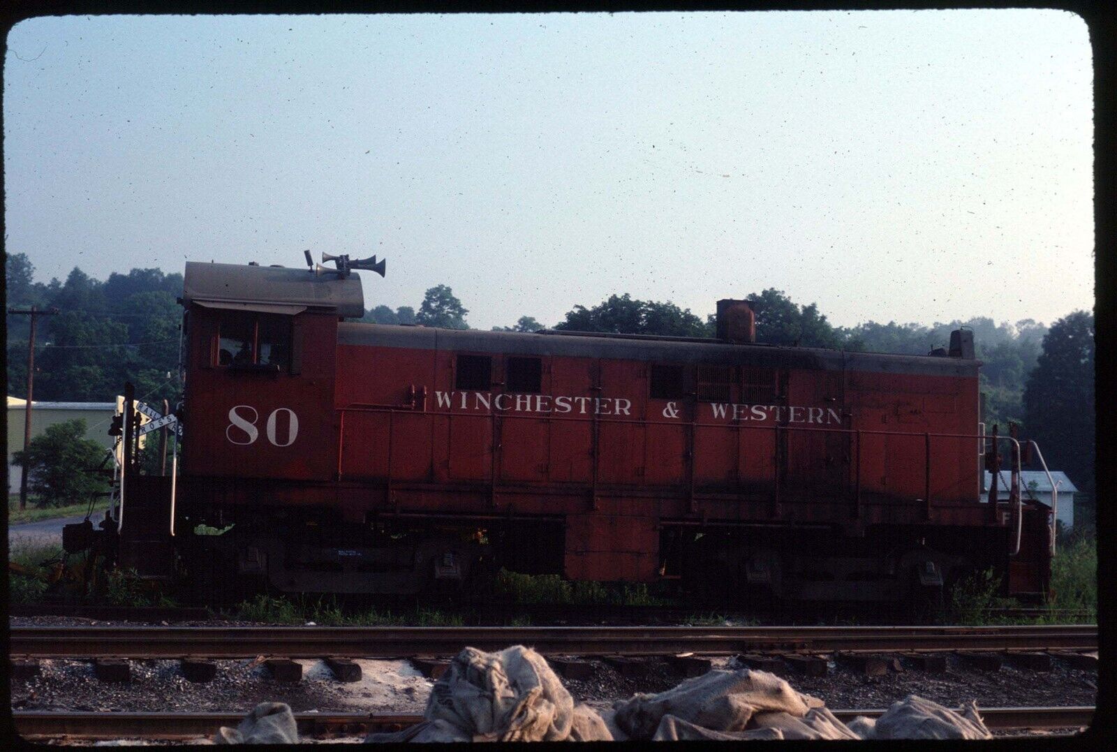 Original Rail Slide - WW Winchester & Western 80 Gore VA 6-1981