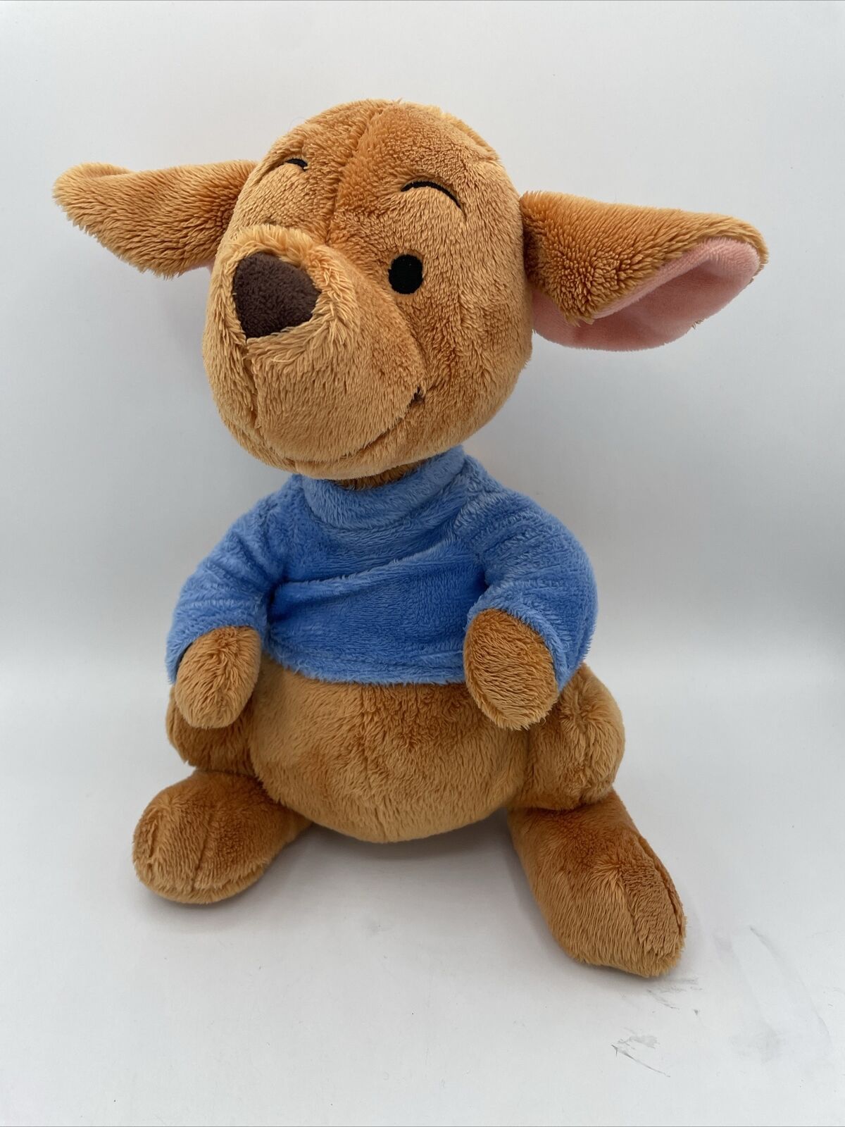 Disney Store Roo Plush 11” Blue Shirt Kanga Winnie The Pooh