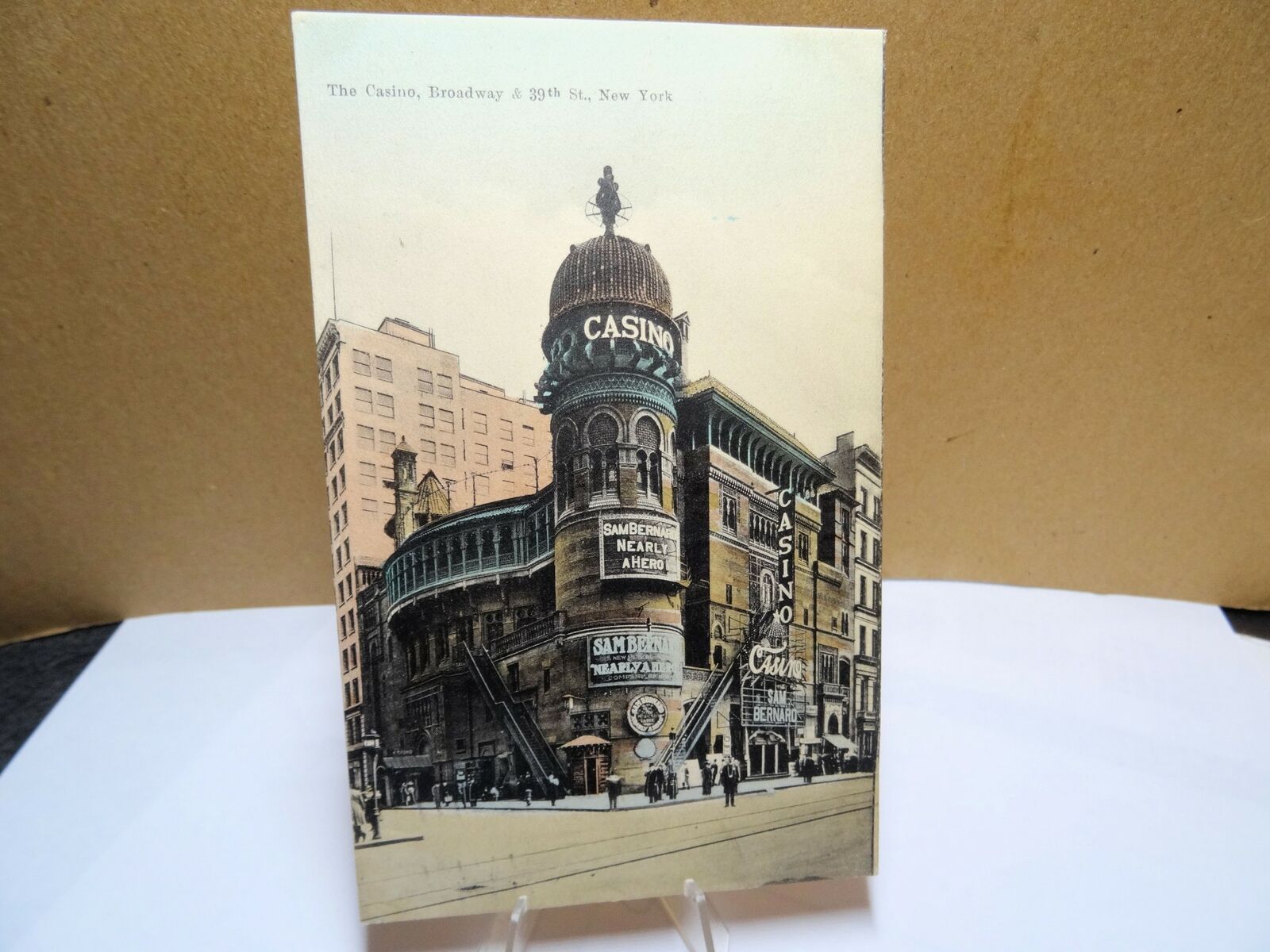 The Casino Broadway & 39th St NY Postcard 1909