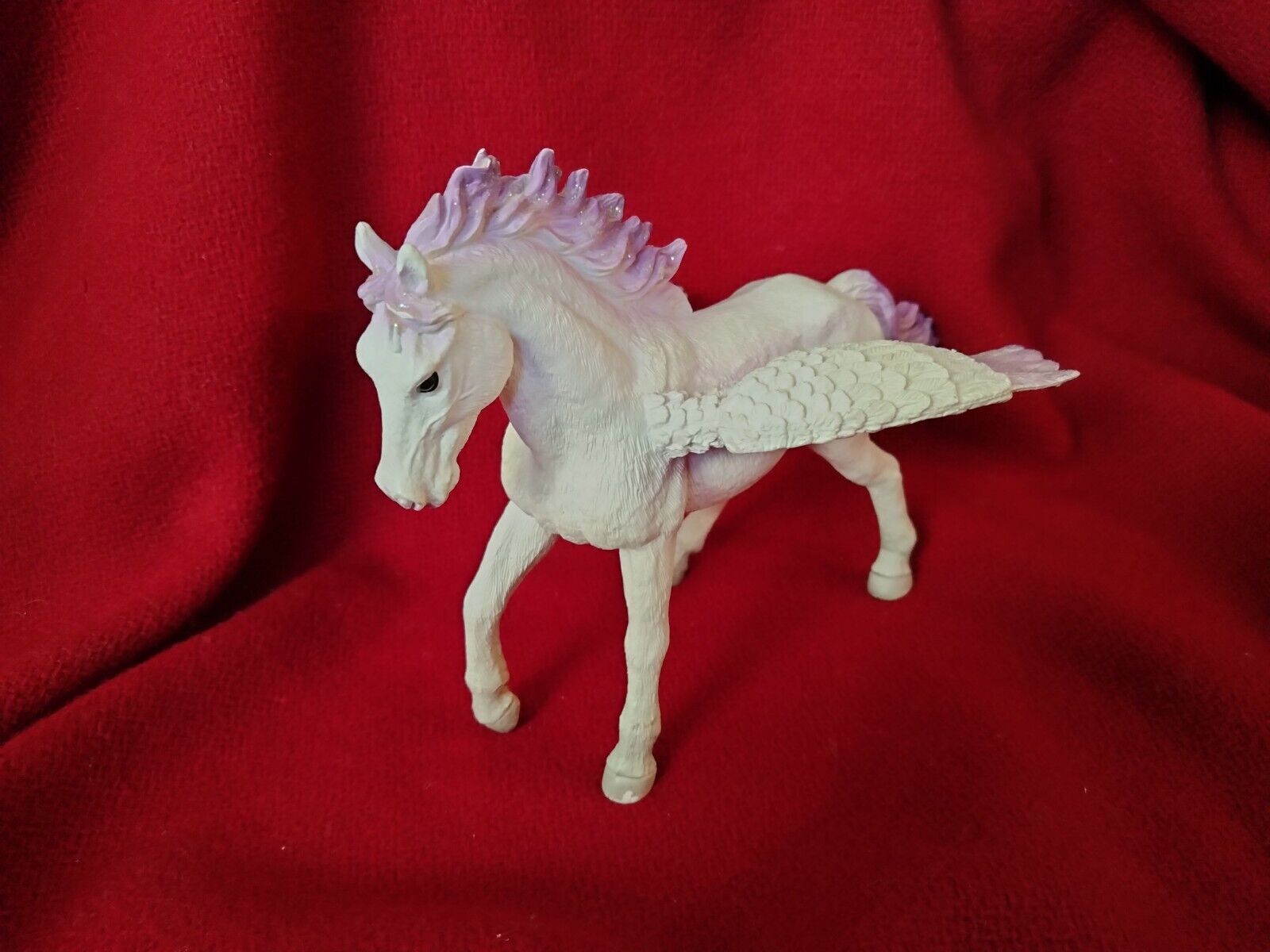 2014 Mojo sparkly white purple Pegasus flying horse 7\