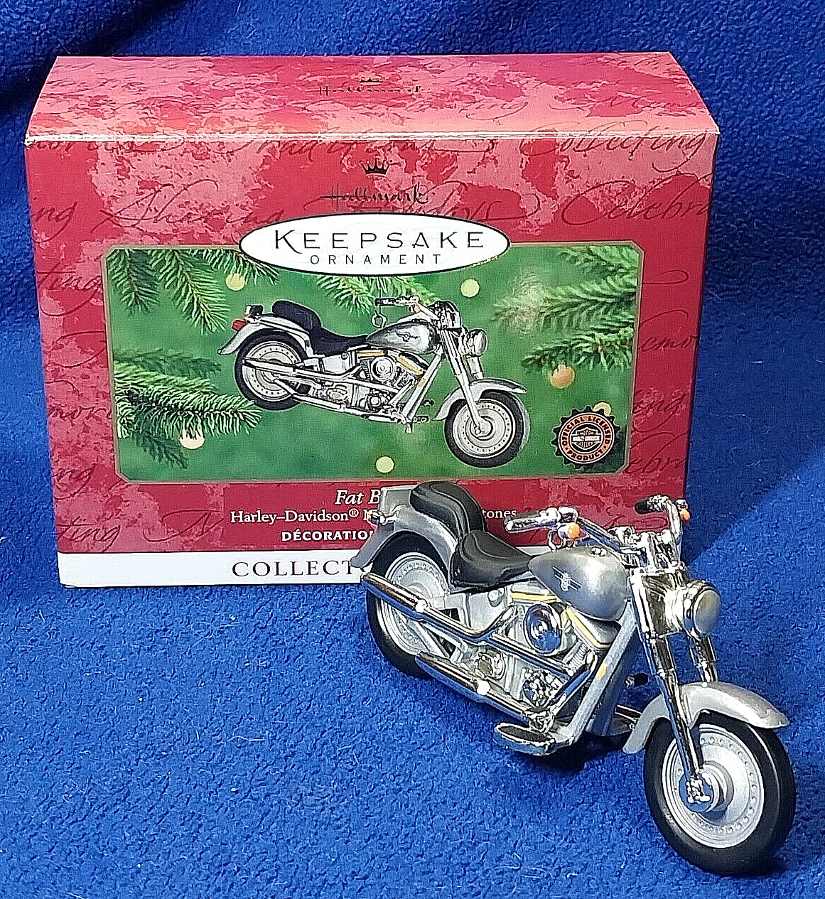 Hallmark 2000 Fat Boy Keepsake Ornament Harley-Davidson Motorcycle QXI6774