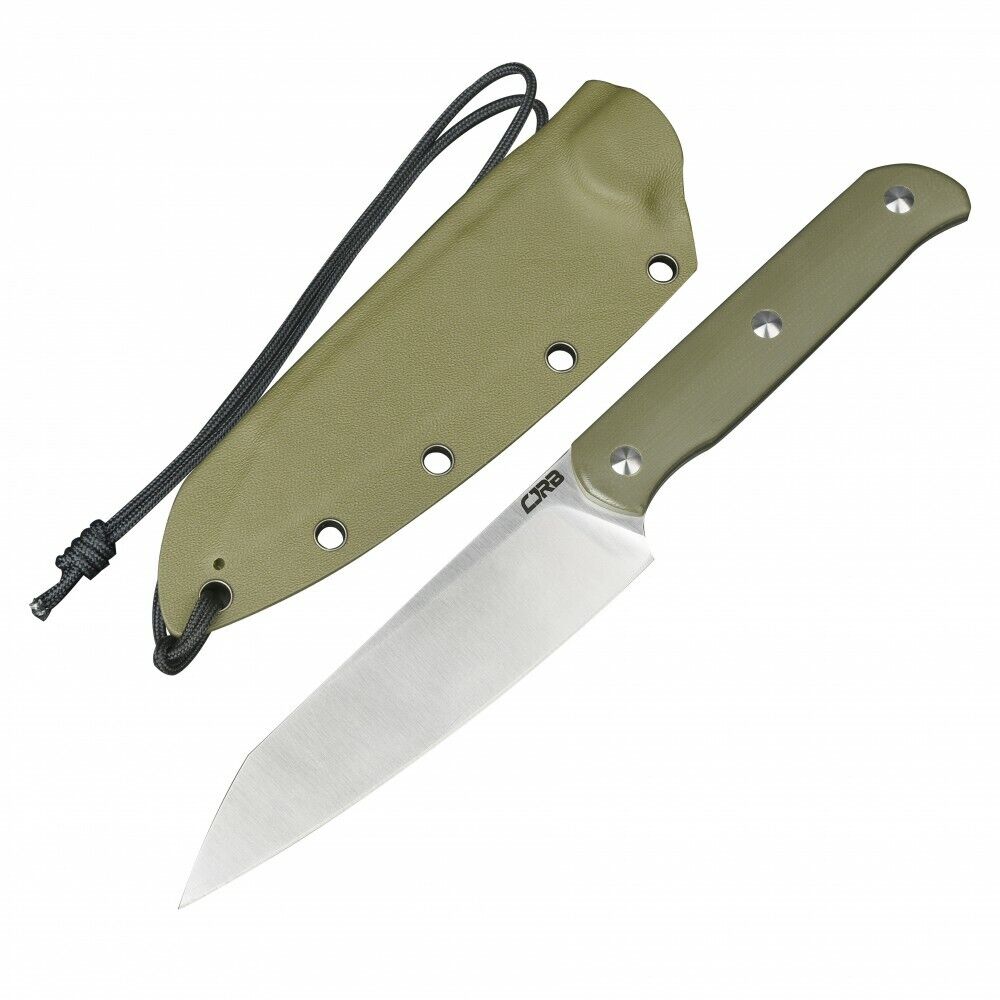 CJRB SILAX FIXED BLADE KNIFE AR-RPM9 BLADE GREEN G10 HANDLE J1921B-GN