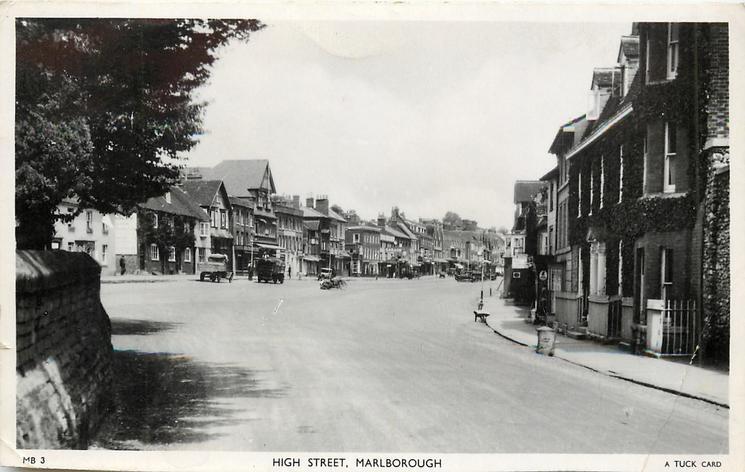 Marlborough Wiltshire High Street England OLD PHOTO