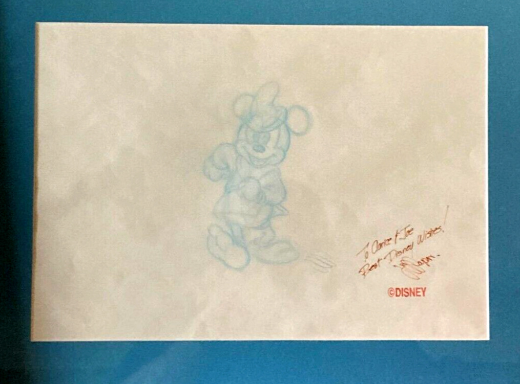 ORIGINAL MICKEY MOUSE SORCERER’S APPRENTICE PRODUCTION ART-READ/SEE ALL-