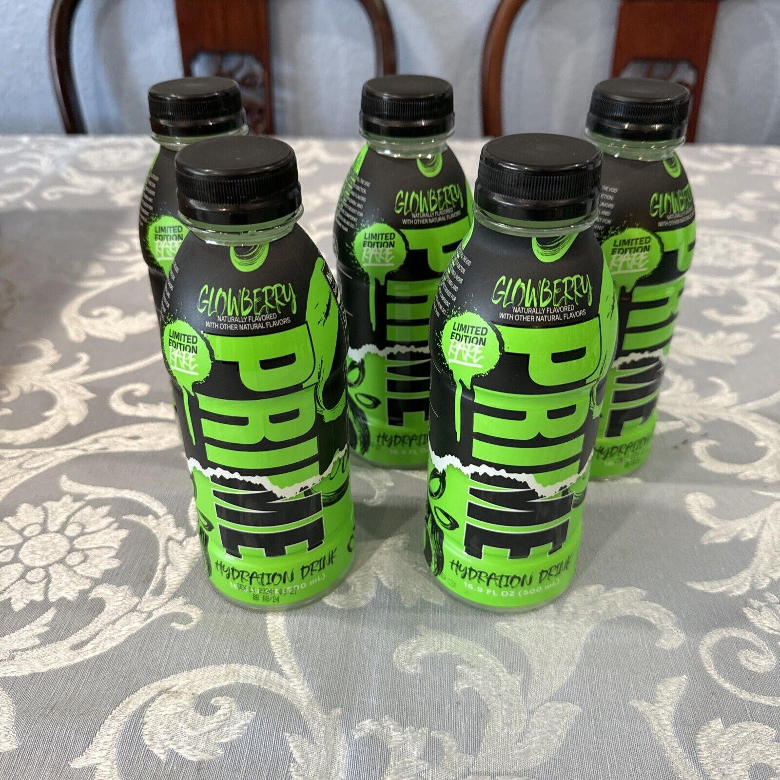 Prime Glowberry Hydration RARE Limited Edition lot of 5 KSI Logan Paul  Sealed