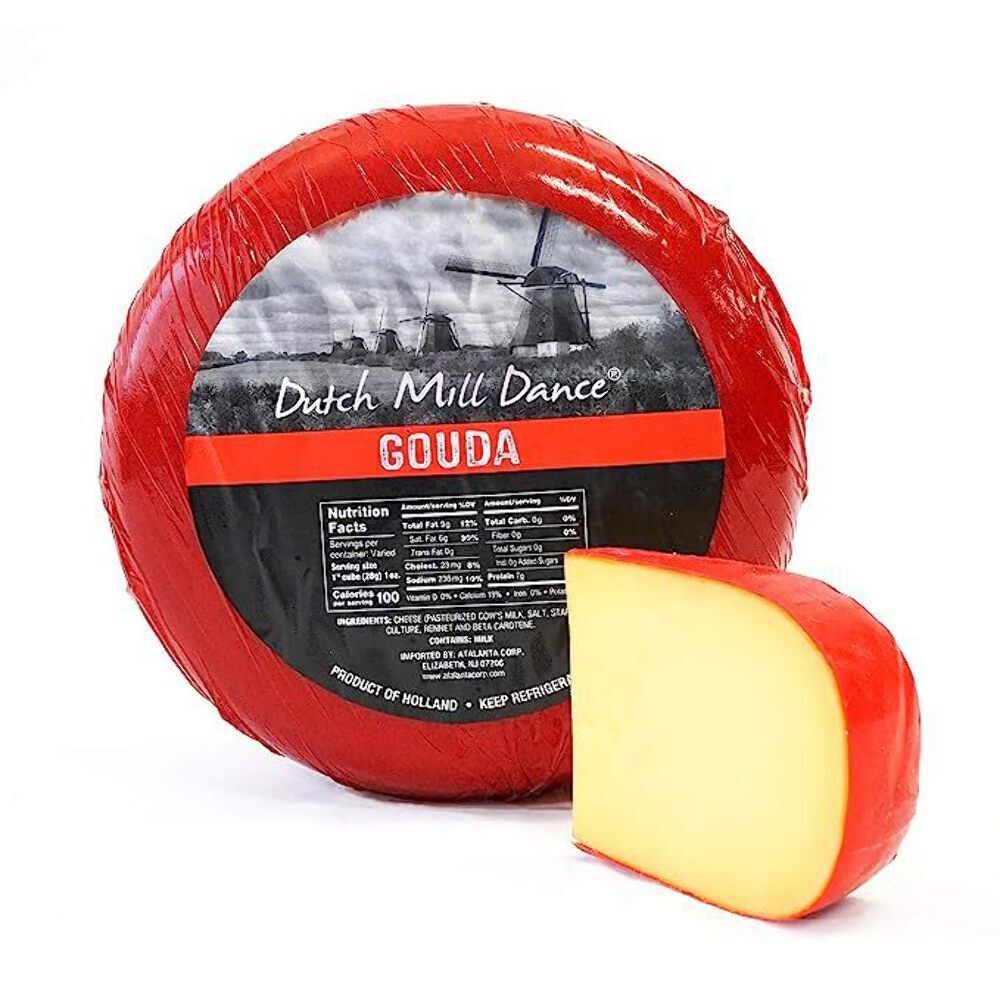 Dutch Gouda Cheese From Holland - Whole Wheel 10 Lbs