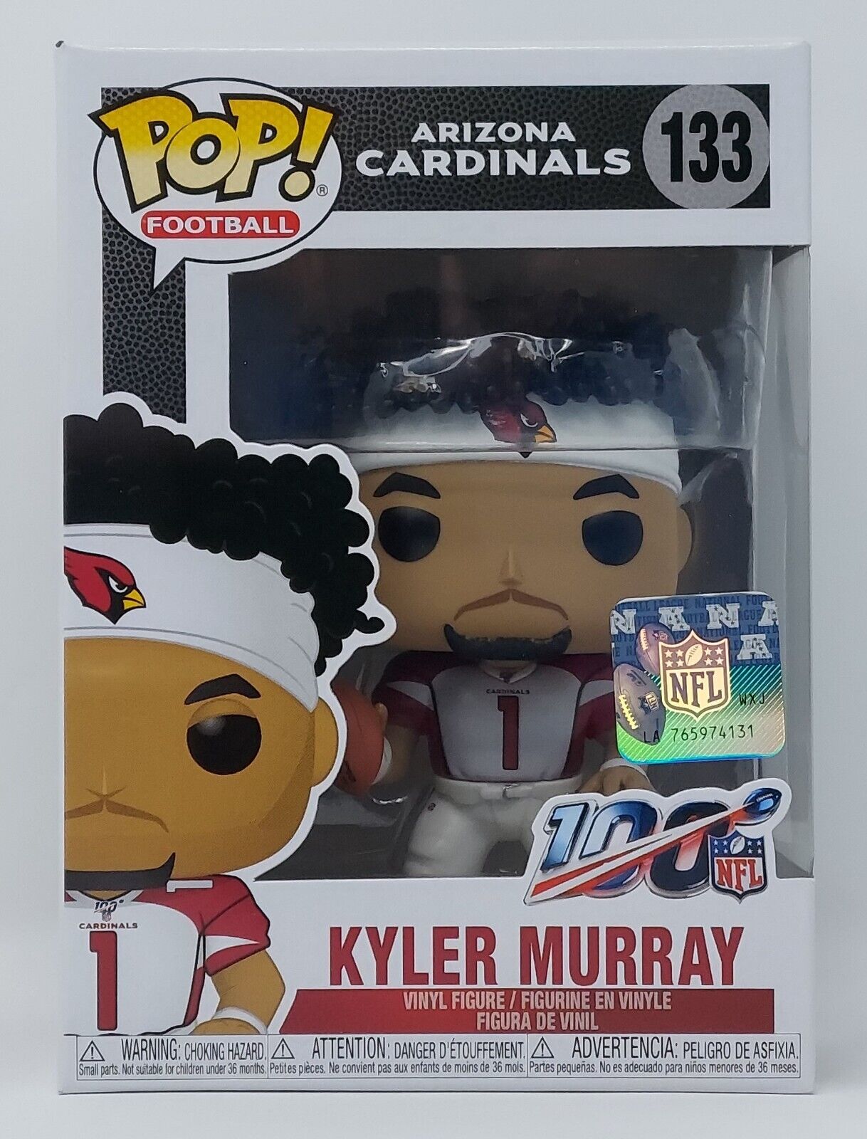 Funko POP Football - Kyler Murray #133 Arizona Cardinals NFL Vinyl Figure NEW