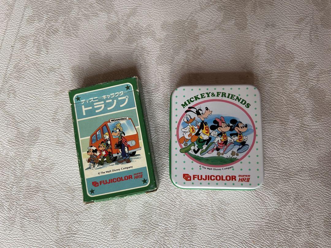 Vintage Fujicolor Disney Playing Cards JK