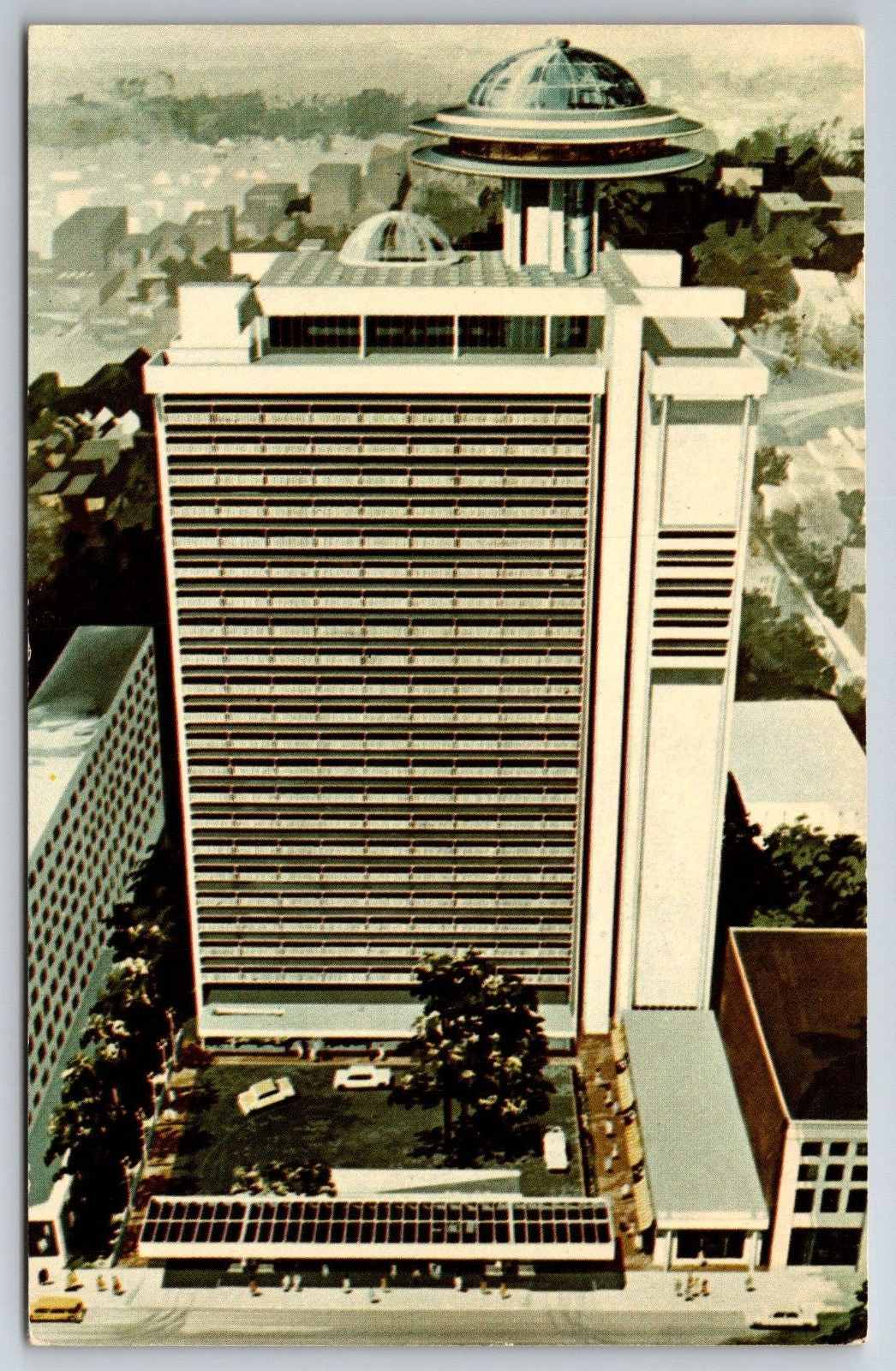 Vintage Postcard GA Atlanta Regency Hyatt House Hotel Artist Concept -5975