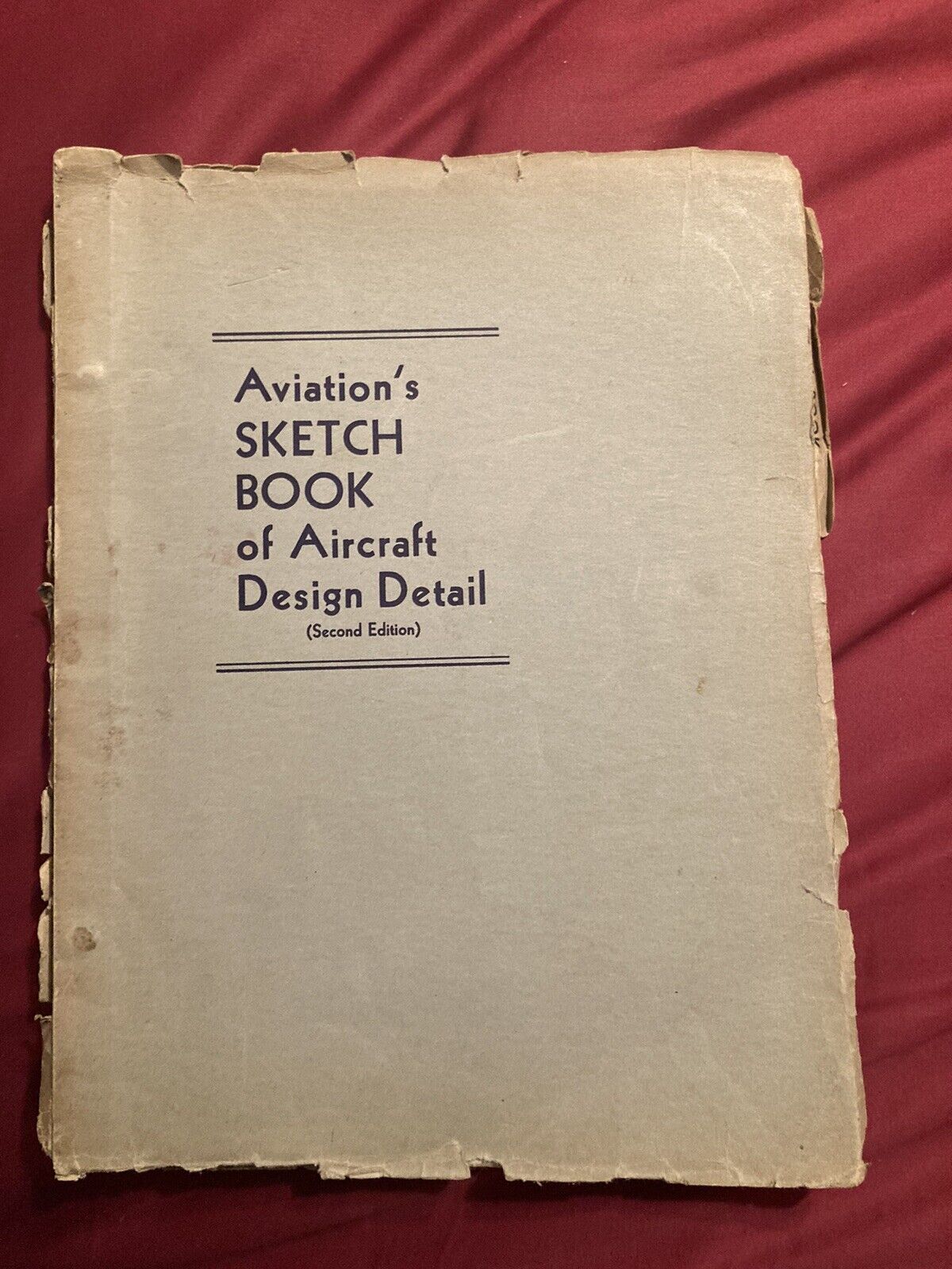 Aviation\'s Sketch Book Of Aircraft Design Detail 2nd Second Edition Antique