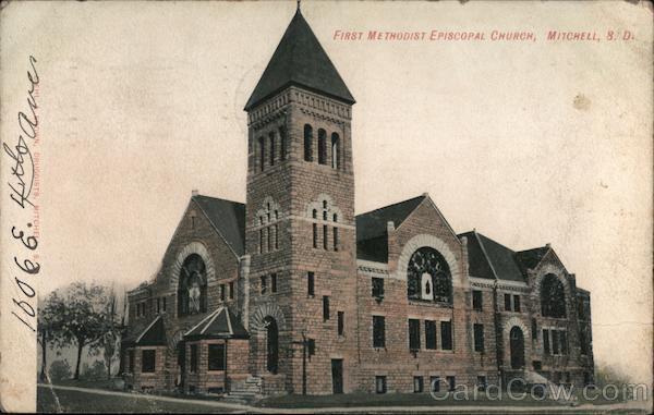 1909 Mitchell,SD First Methodist Episcopal Church Davison County South Dakota