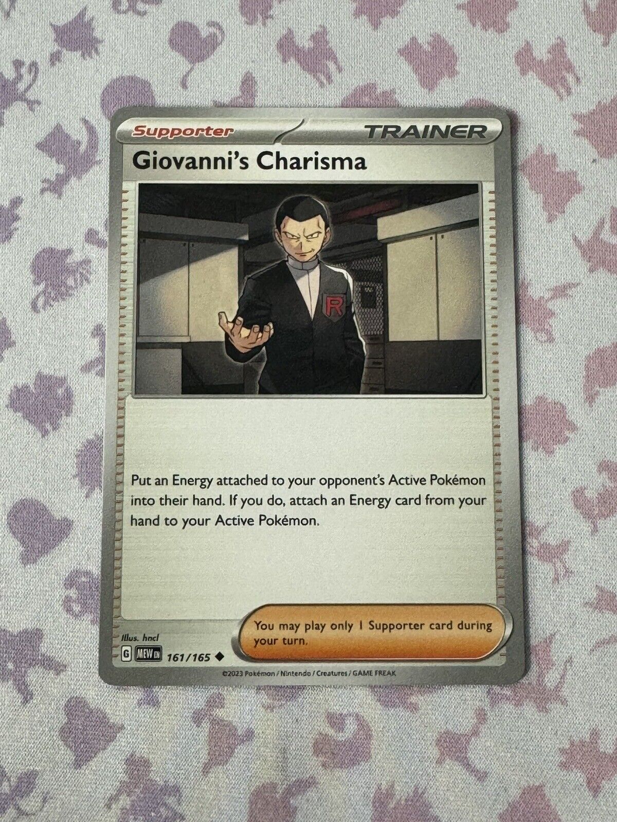 Pokemon - Giovanni\'s Charisma - 151 - 161/165