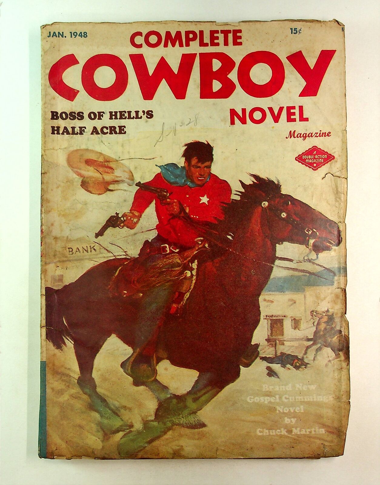 Complete Cowboy Novel Magazine Pulp Jan 1948 Vol. 7 #5 VG- 3.5