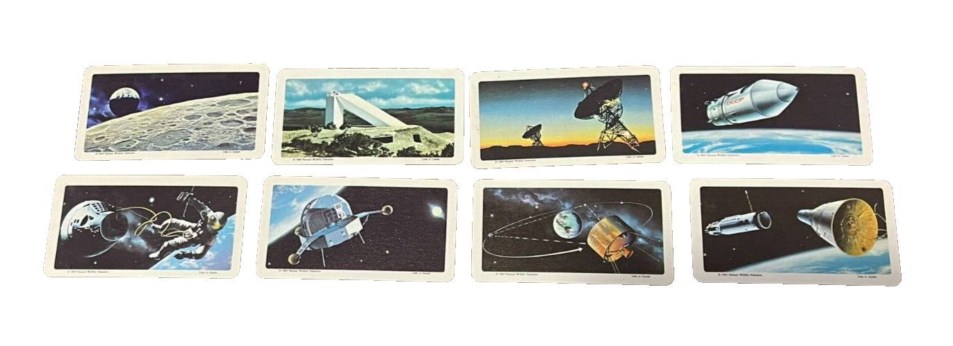 1969 Brooke Bond Limited-Red Rose Tea: The Space Age - SERIES 12 LOT OF 8 CARDS