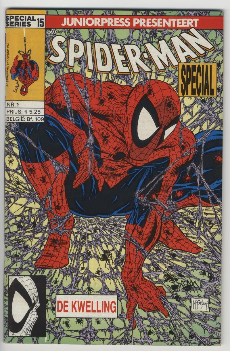 Spider-Man Special #1 8.5 OW 1991 Dutch Foreign Comic Book McFarlane Classic Cov