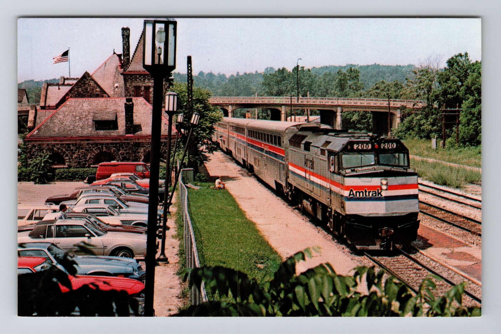 The Wolverine, Trains, Transportation, Vintage Postcard