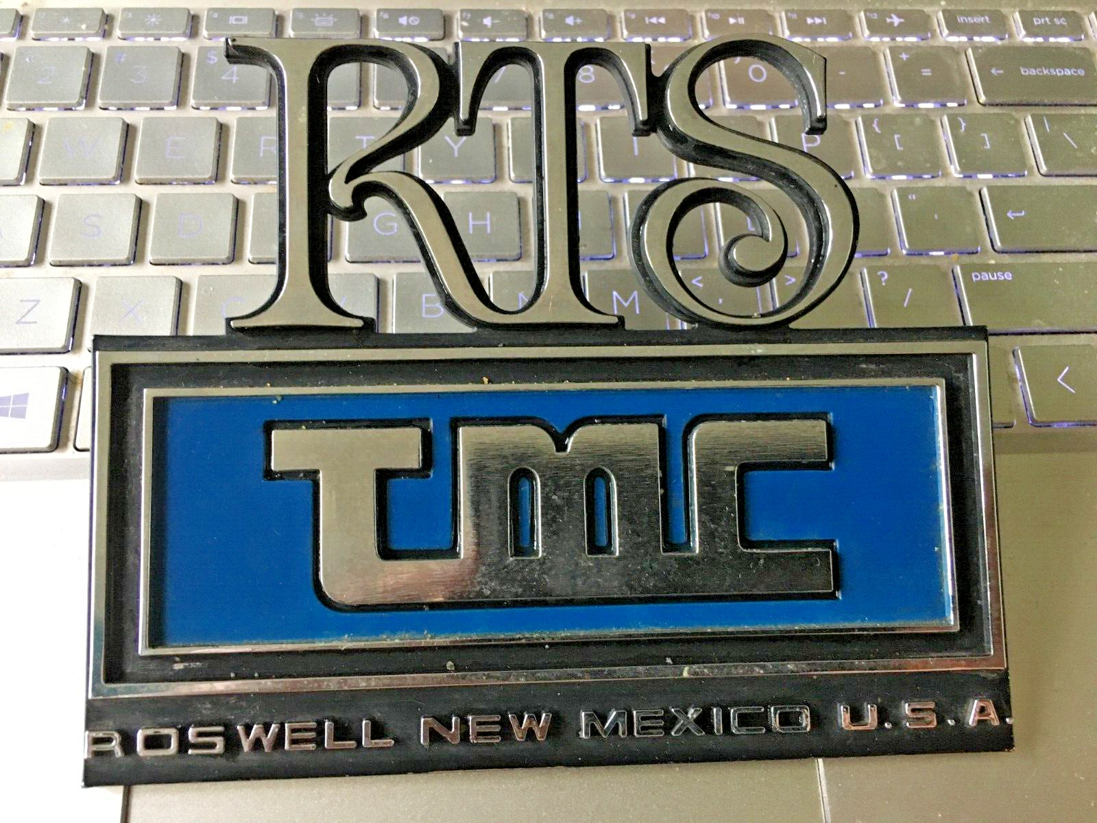 NYC MTA RTS/TMC BUS  name plate