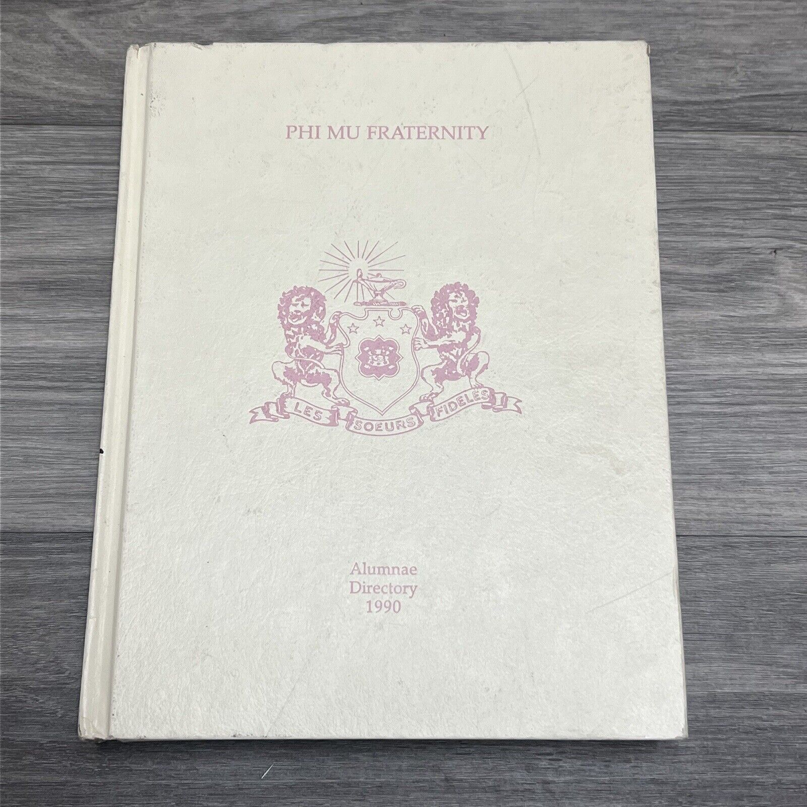 Phi Mu Fraternity Sorority 1990 Membership Directory Book Alumni Alumnae ΦΜ RARE
