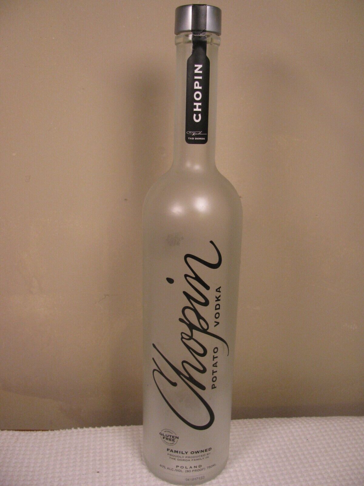 Chopin Potato Vodka Apothecary-Style Bottle EMPTY 14\