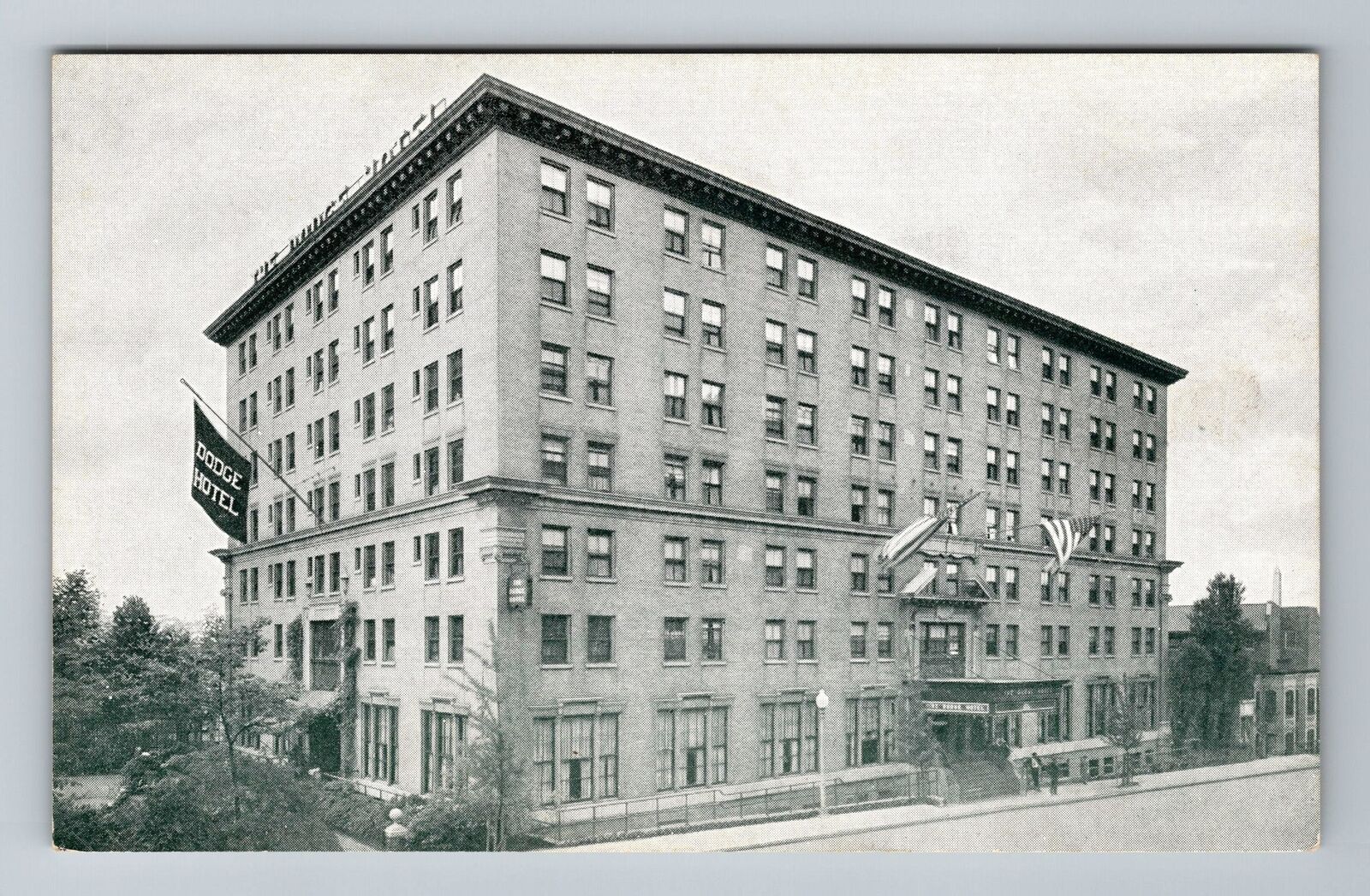 Washington DC-The Dodge Hotel, Advertisment, Vintage Postcard