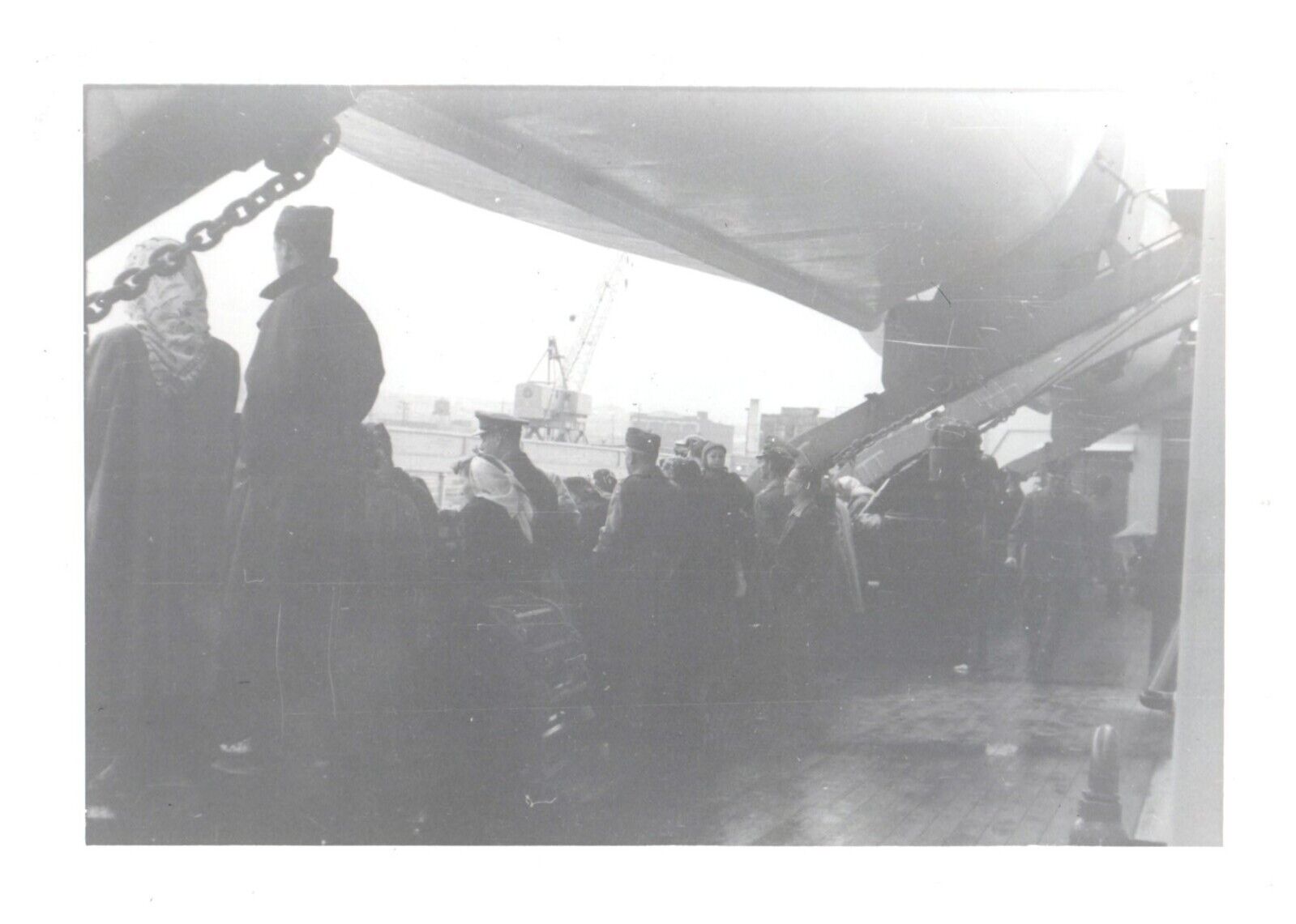 GHQ SOLDIERS RETURN HOME,USAT DAVID C SHANKS,1949.VTG 4.5\