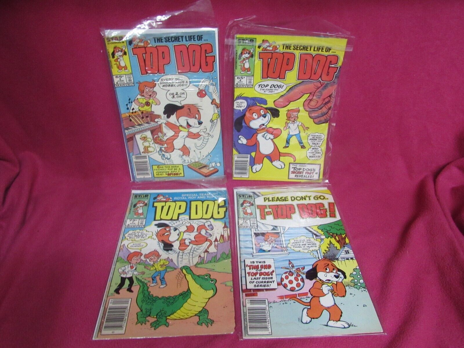 Star Comic Book Lot of 4 Top Dog                    T62