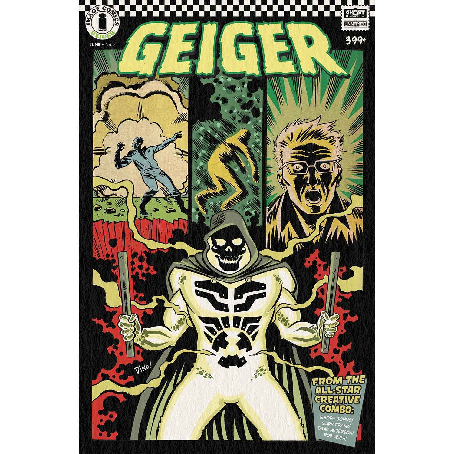 Geiger #3 Cover B Dean Haspiel Variant Image Comics