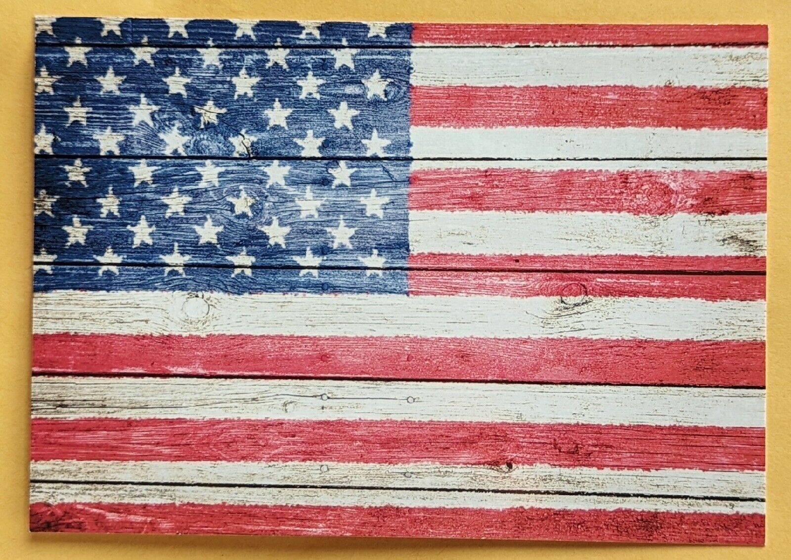 Postcard U.S.A:  U.S.A. Flag
