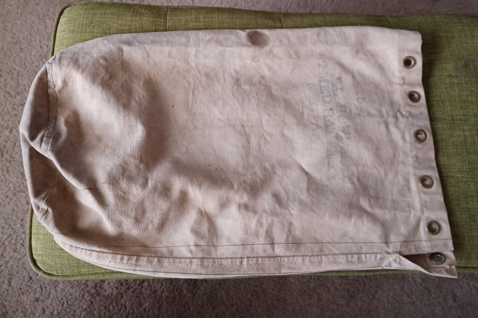 Original Canadian WW1 Kit Bag - Dated 1918 - Named Hard To Find