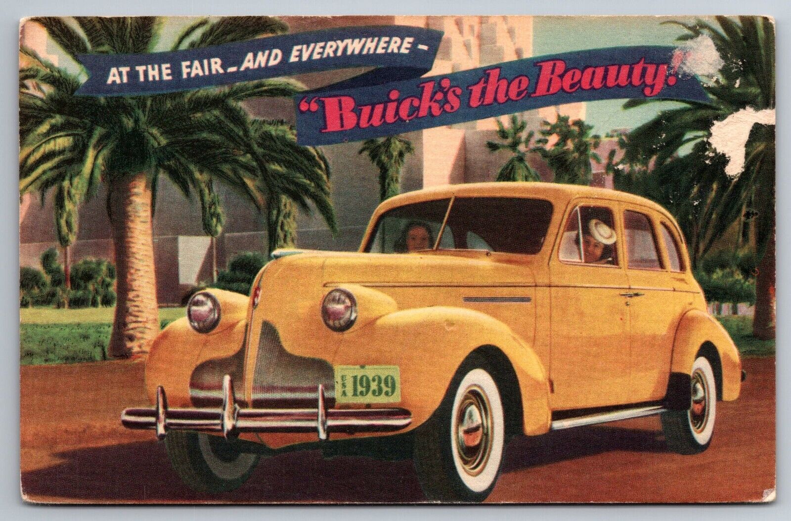 1939 Buick, At The Fair And Everywhere Buick\'s The Beauty, Postcard N713