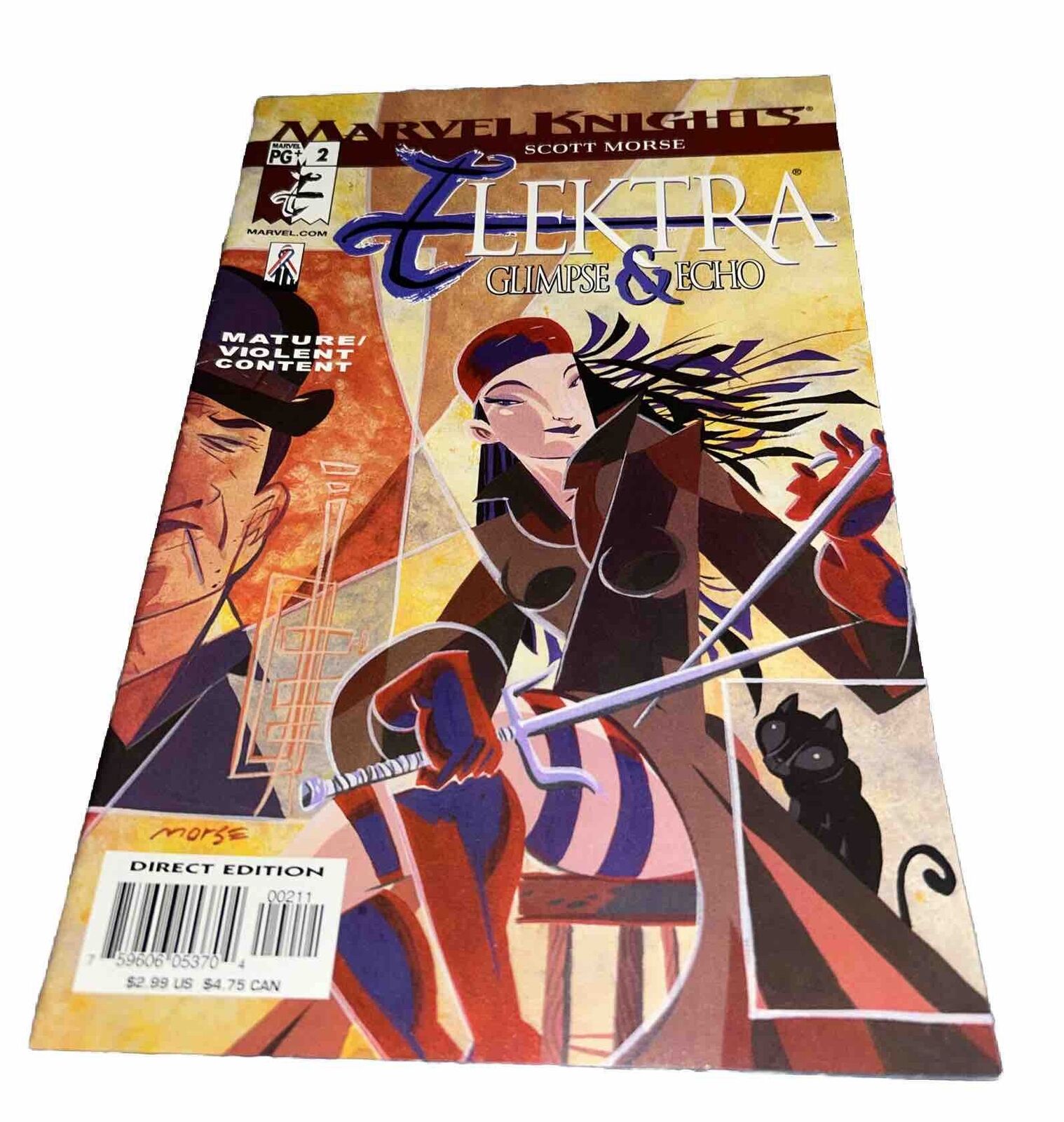 Elektra Glimpse & Echo #2 (2002, Marvel Knights]) Scott Morse j Comic Book