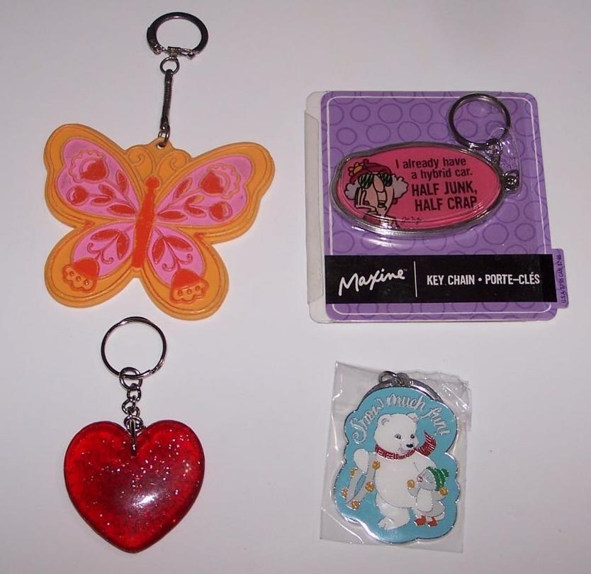 Hallmark Key Chains - Set of 4 - All Different - New Condition