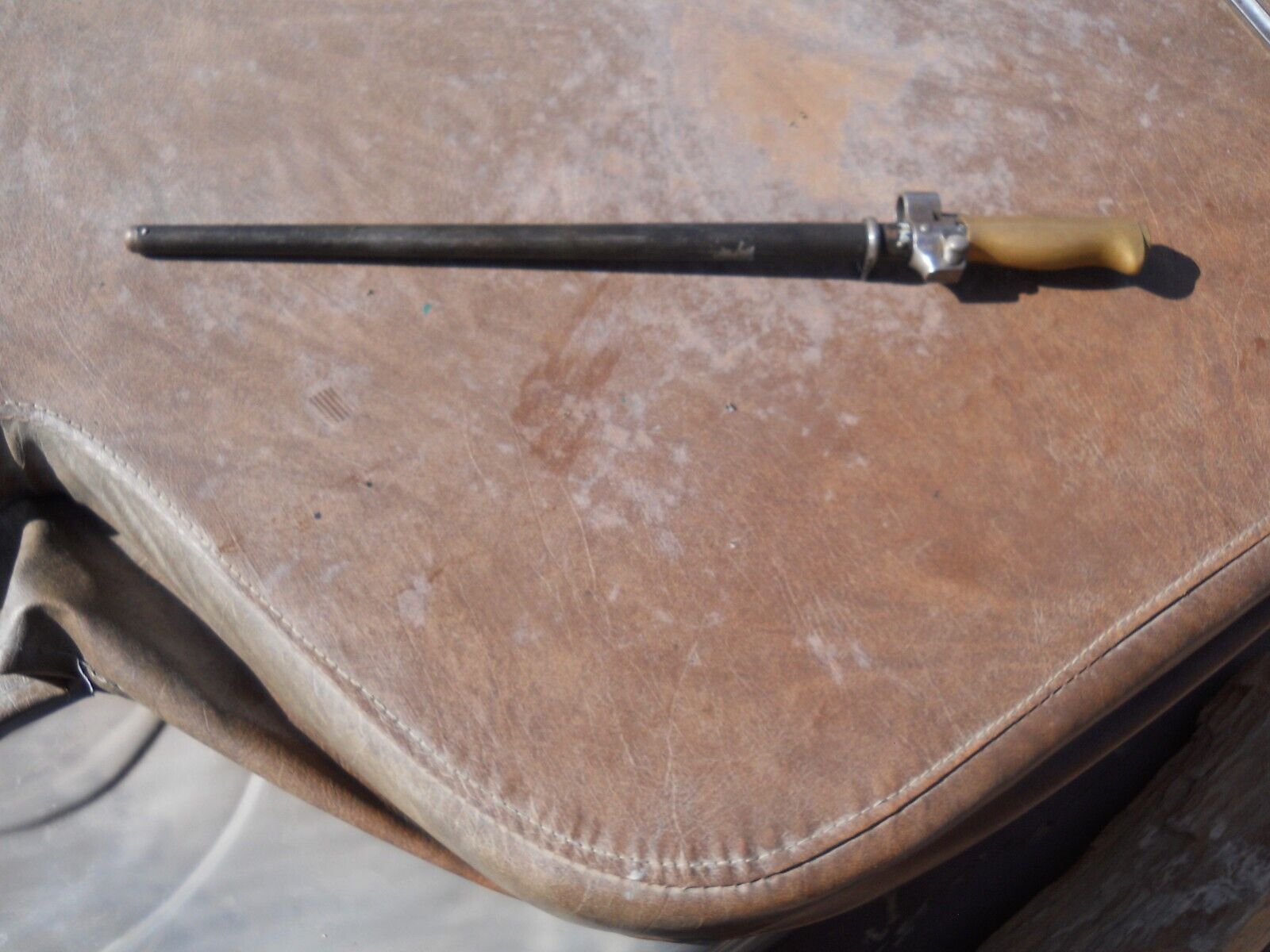 French M1886 Lebel Bayonet & matching Scabbard Rosalie 13 In. blade brass handle