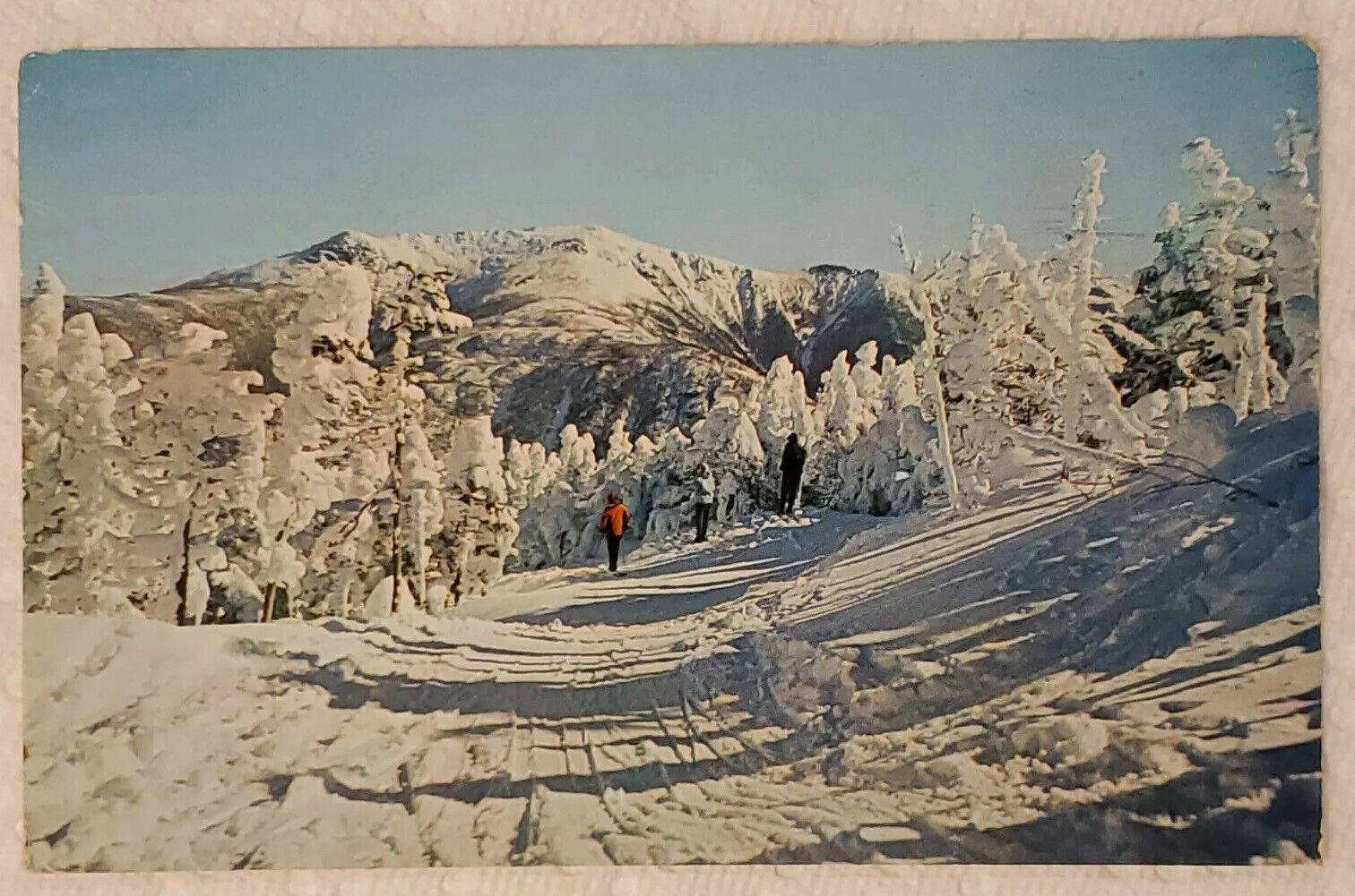 Postcard Mt Lafayette Cannon Mountain Ski Trail Franconia Notch White Mts NH A2