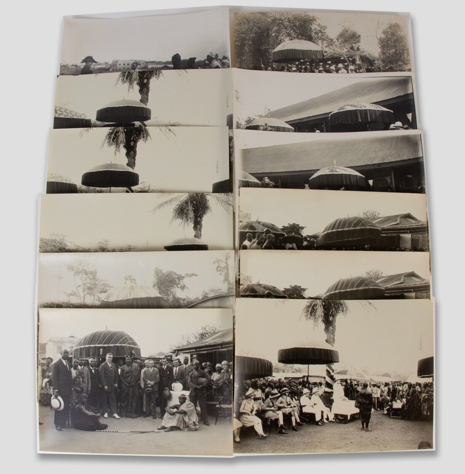 1920s West Africa Ashanti 12 superb original photographs of official functions