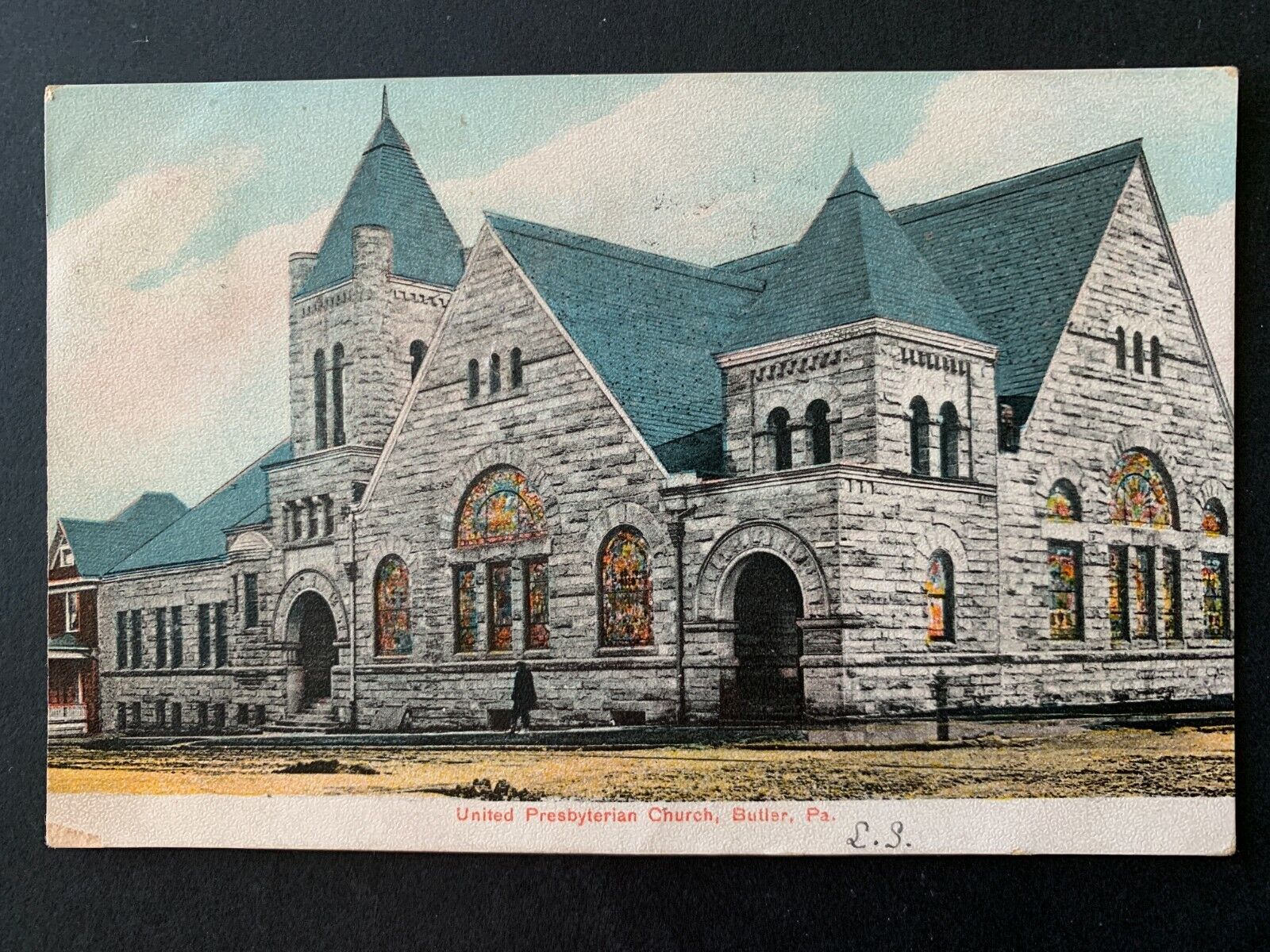 Postcard Butler PA - United Presbyterian Church