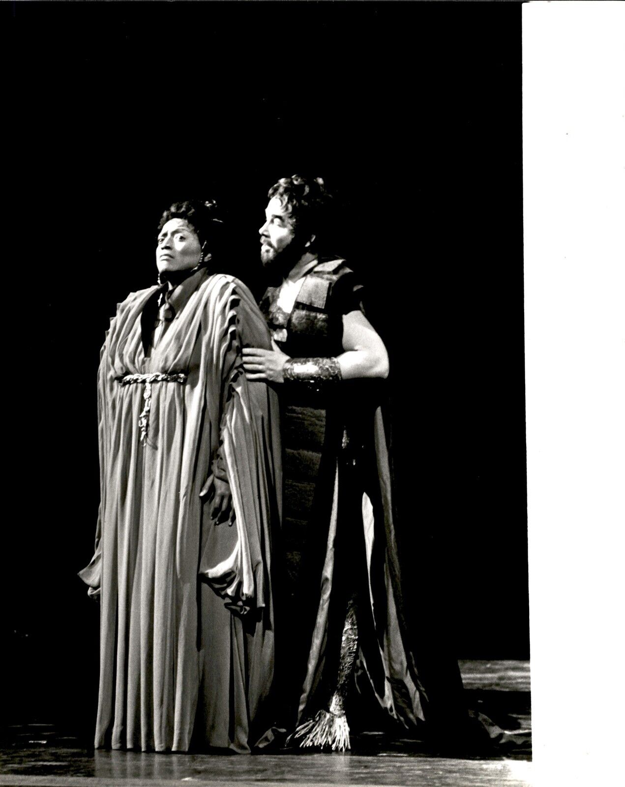 BR57 Rare Original Photo JESSYE NORMAN ALLAN MONK Les Troyens Dramatic Opera