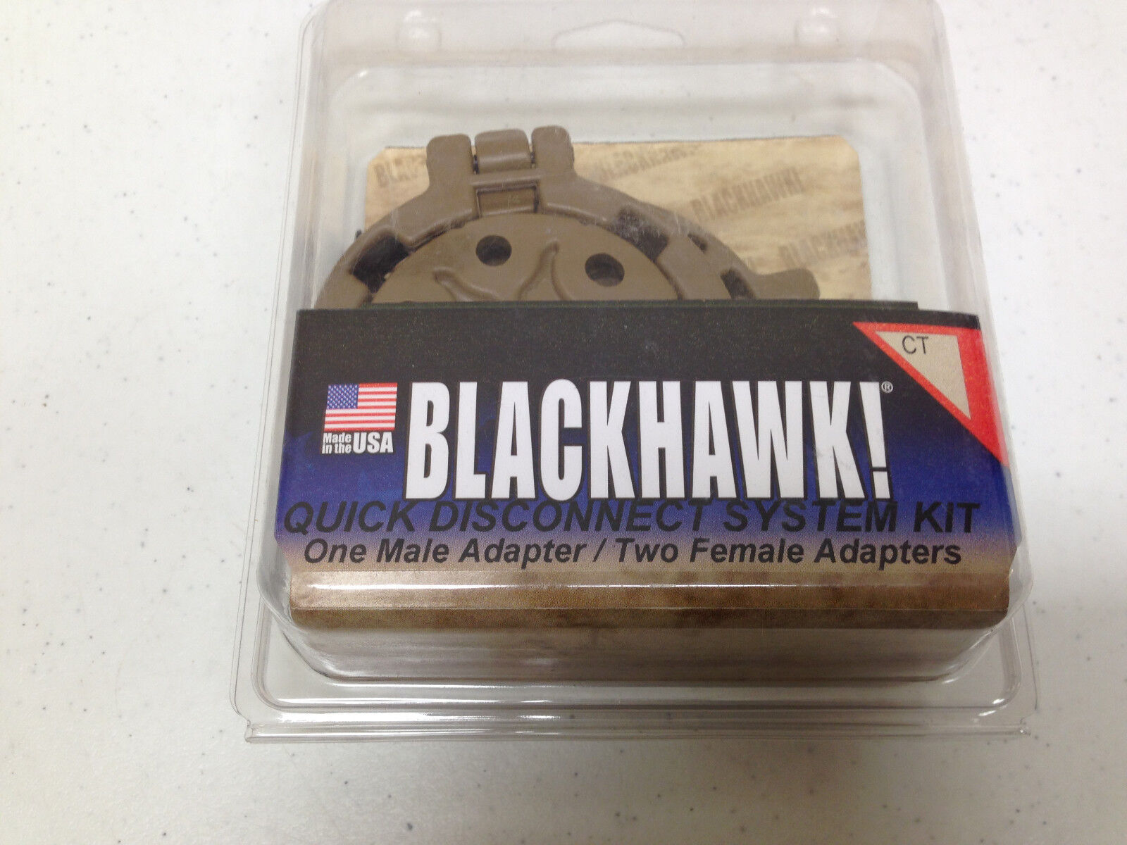 BLACKHAWK QUICK DISCONNECT SYSTEM KIT ONE MALE TWO FEMALE ADAPTERS 430950CT NIP