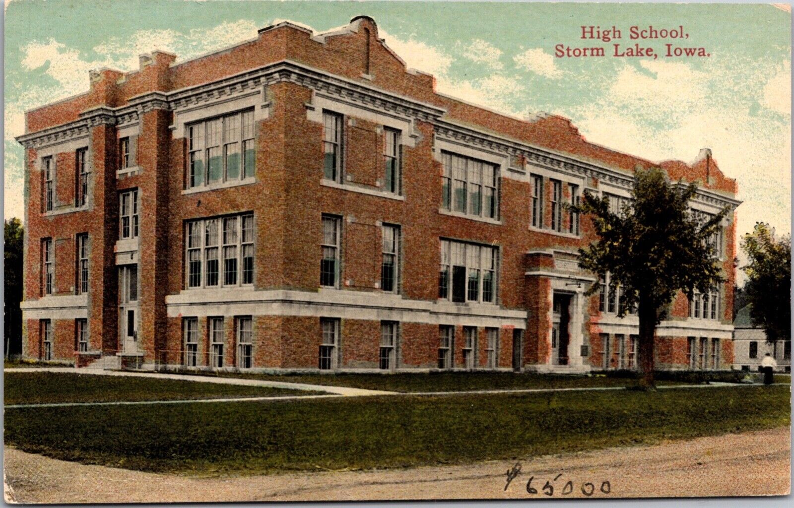 Postcard High School in Storm Lake, Iowa