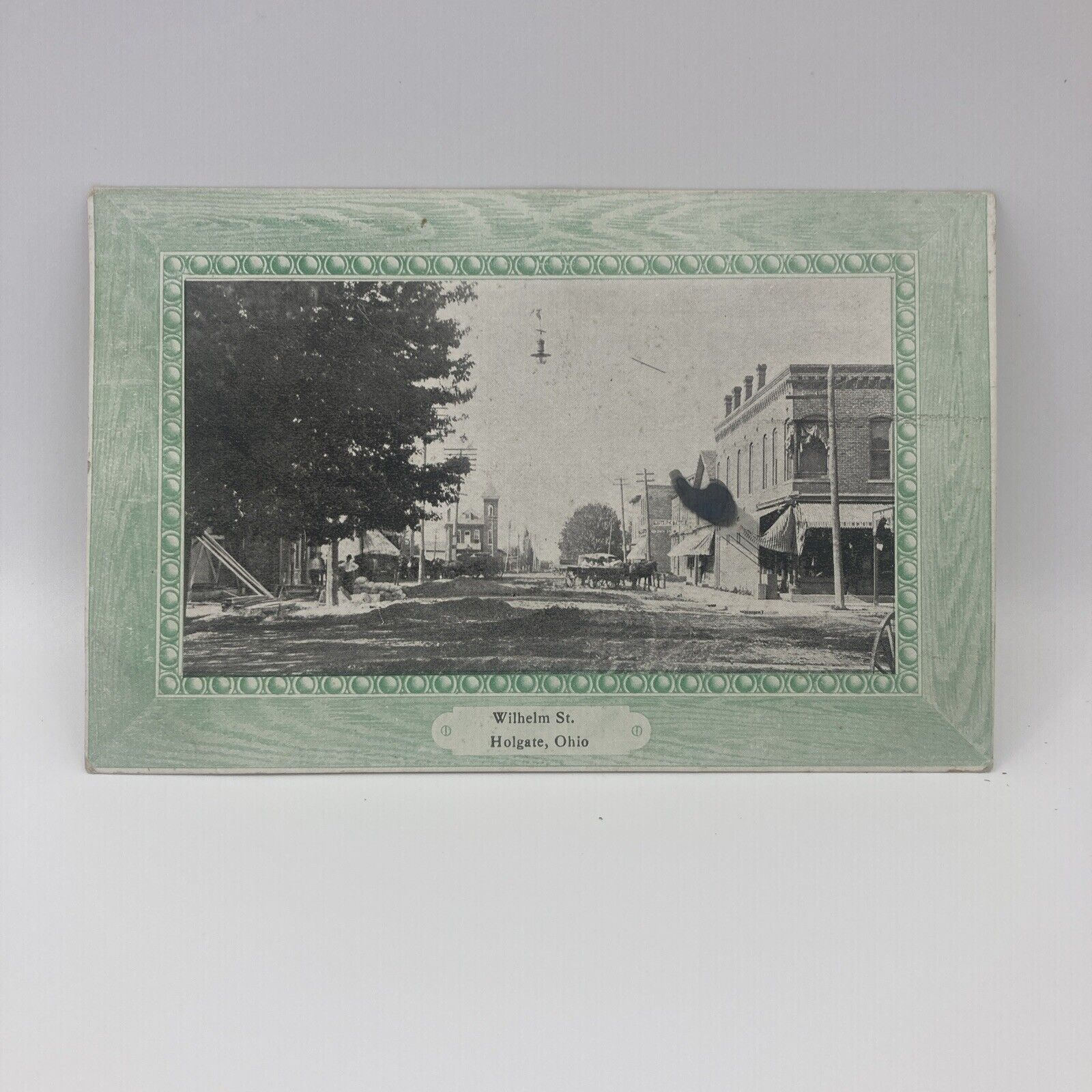 Vintage Postcard Wilhelm St. Holgate Ohio Street View