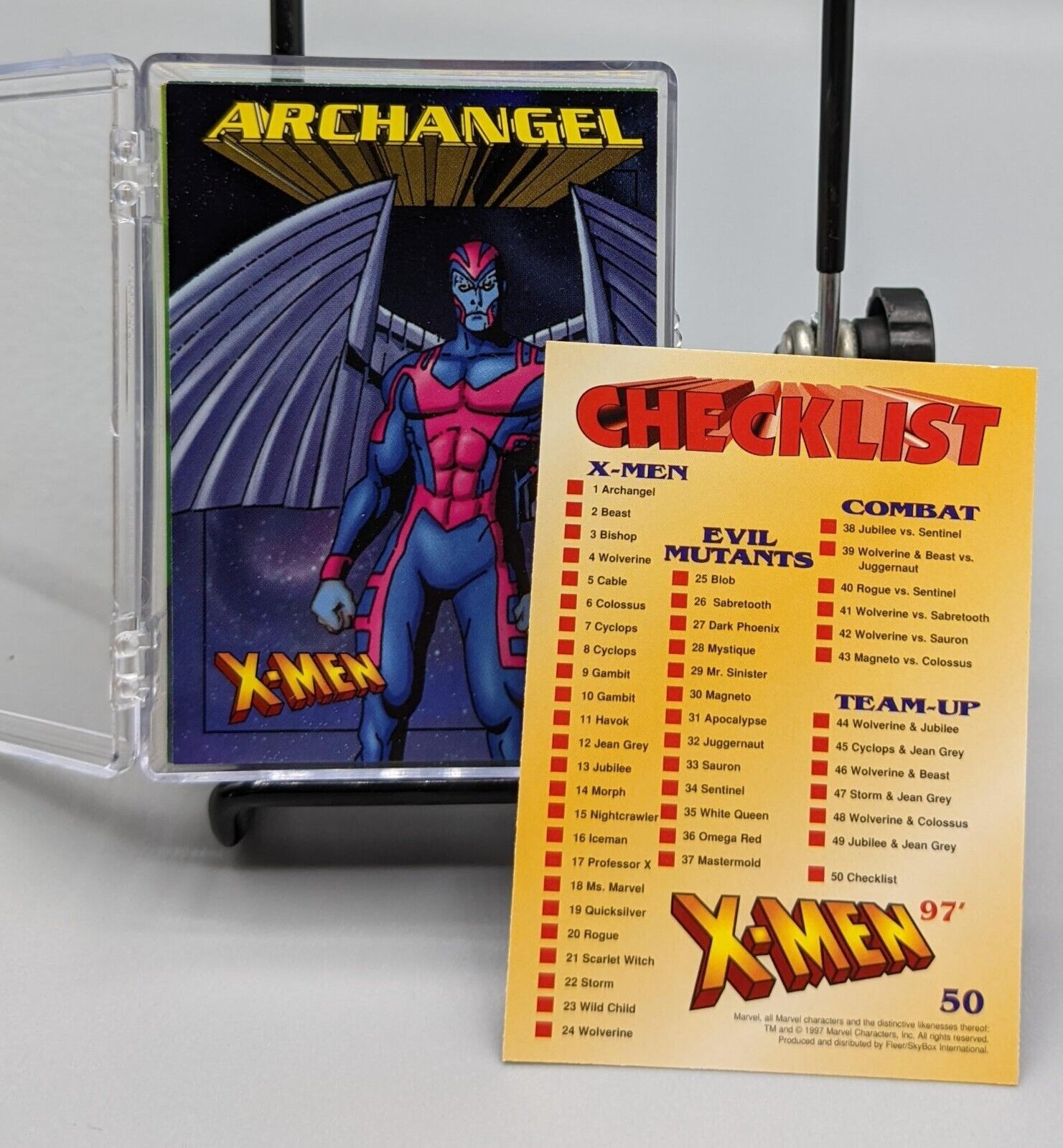 1997 X-Men Trading Card, Complete Base Set, 99c box