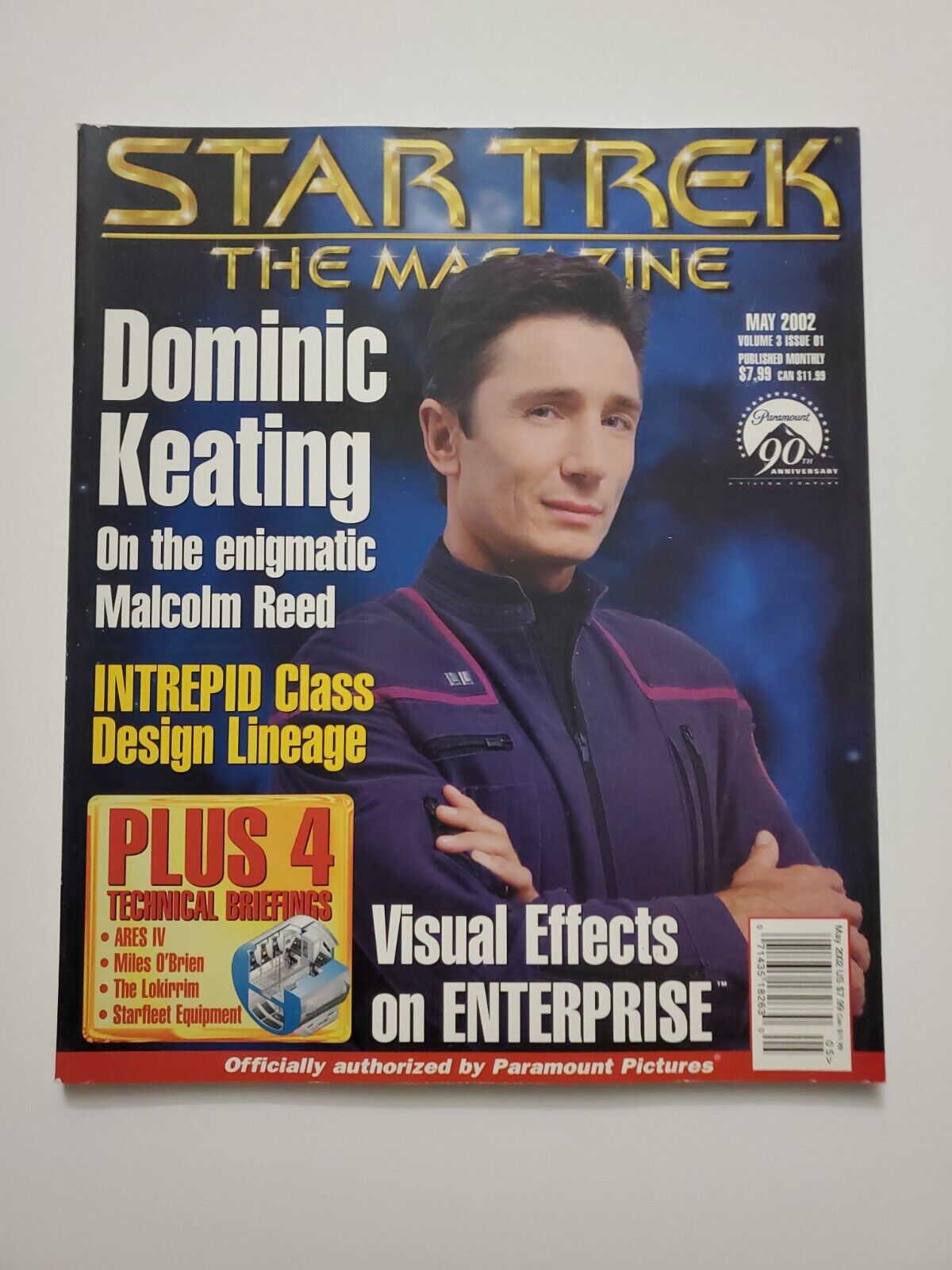 Star Trek The Magazine May 2002 V#3 #1 Dominic Keating Malcolm Reed Enterprise