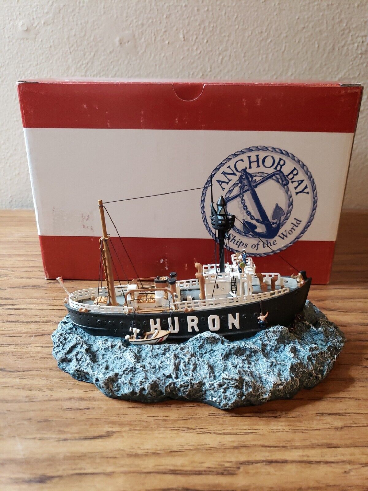 ANCHOR BAY Collectible THE HURON LIGHT VESSEL No. 103 AB 103S 1997 