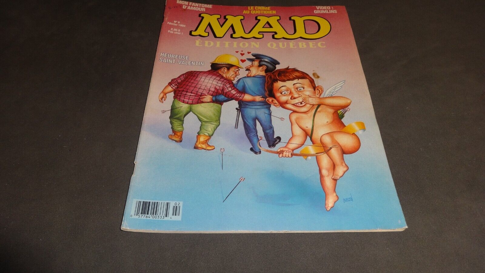 MAD Magazine First Premiere #9 Issue Fevrier 1992 RARE French Canadian / Quebec