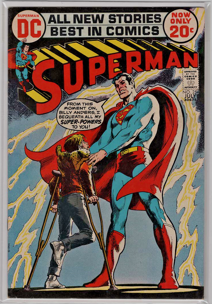 Superman  #254  DC  1972	Mid-High Grade
