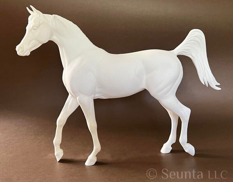 1:9 scale unpainted artist resin Arabian mare, REMIX
