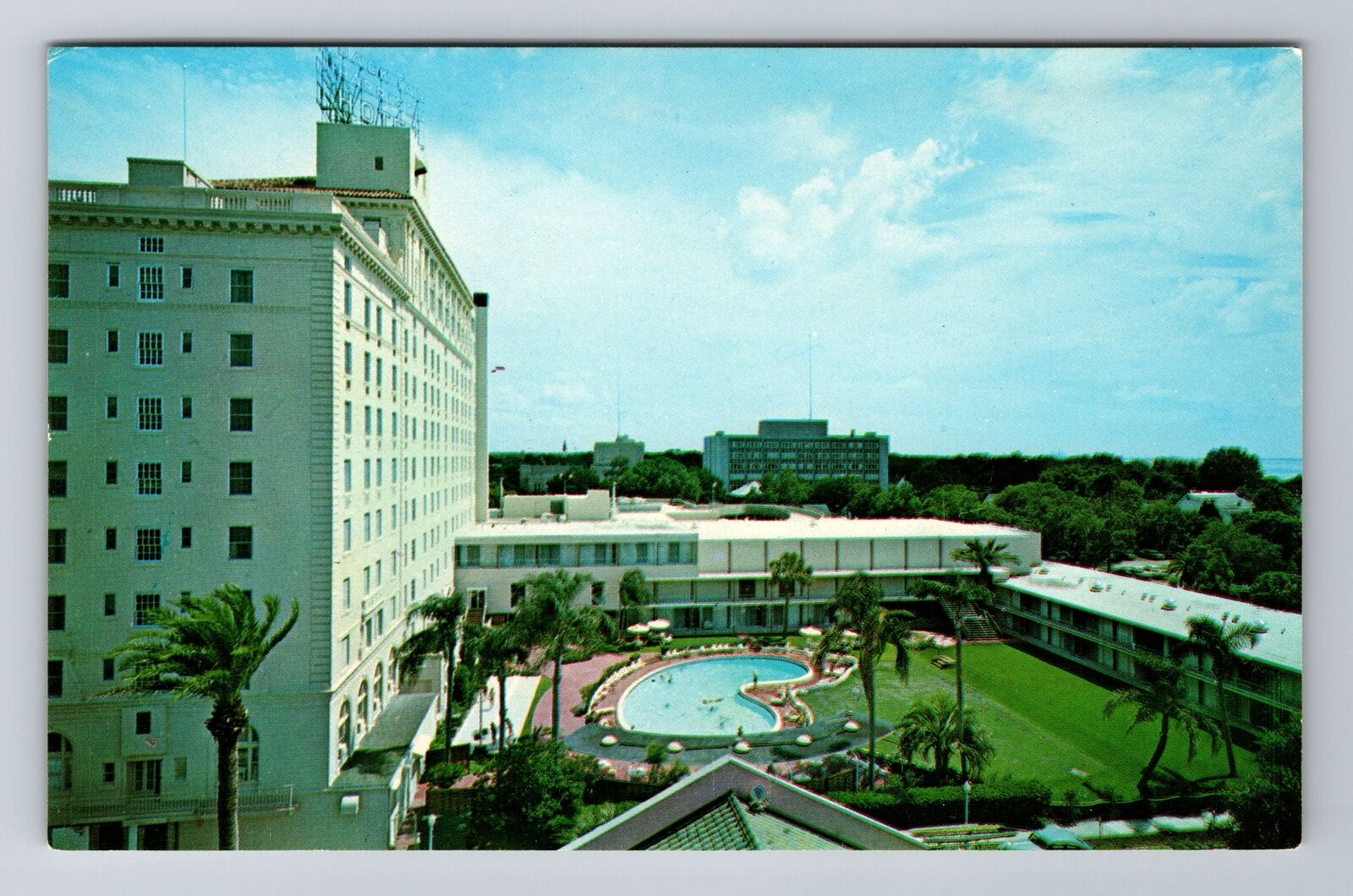 Clearwater FL-Florida, Jack Tar Hotel, Advertising, Vintage Souvenir Postcard