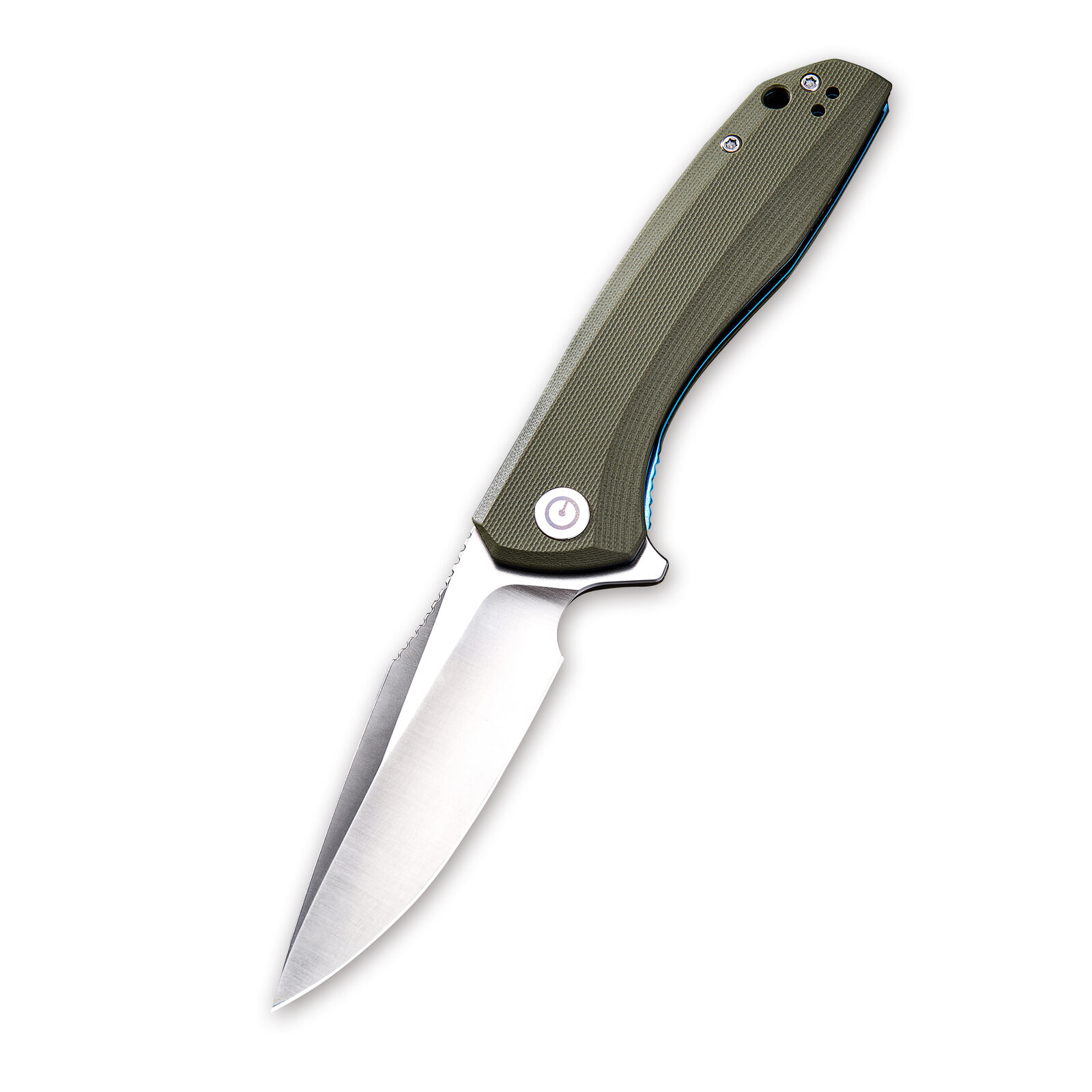 Civivi Knives Baklash Liner Lock C801A 9Cr18MoV Steel Green G10