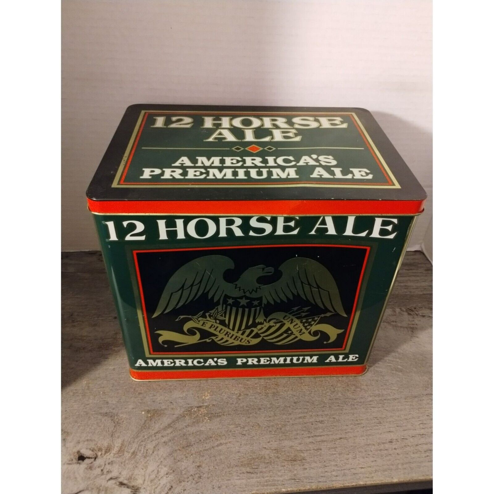 12 Horse Ale From Genesee America\'s Premium Ale Vintage Collectable Tin