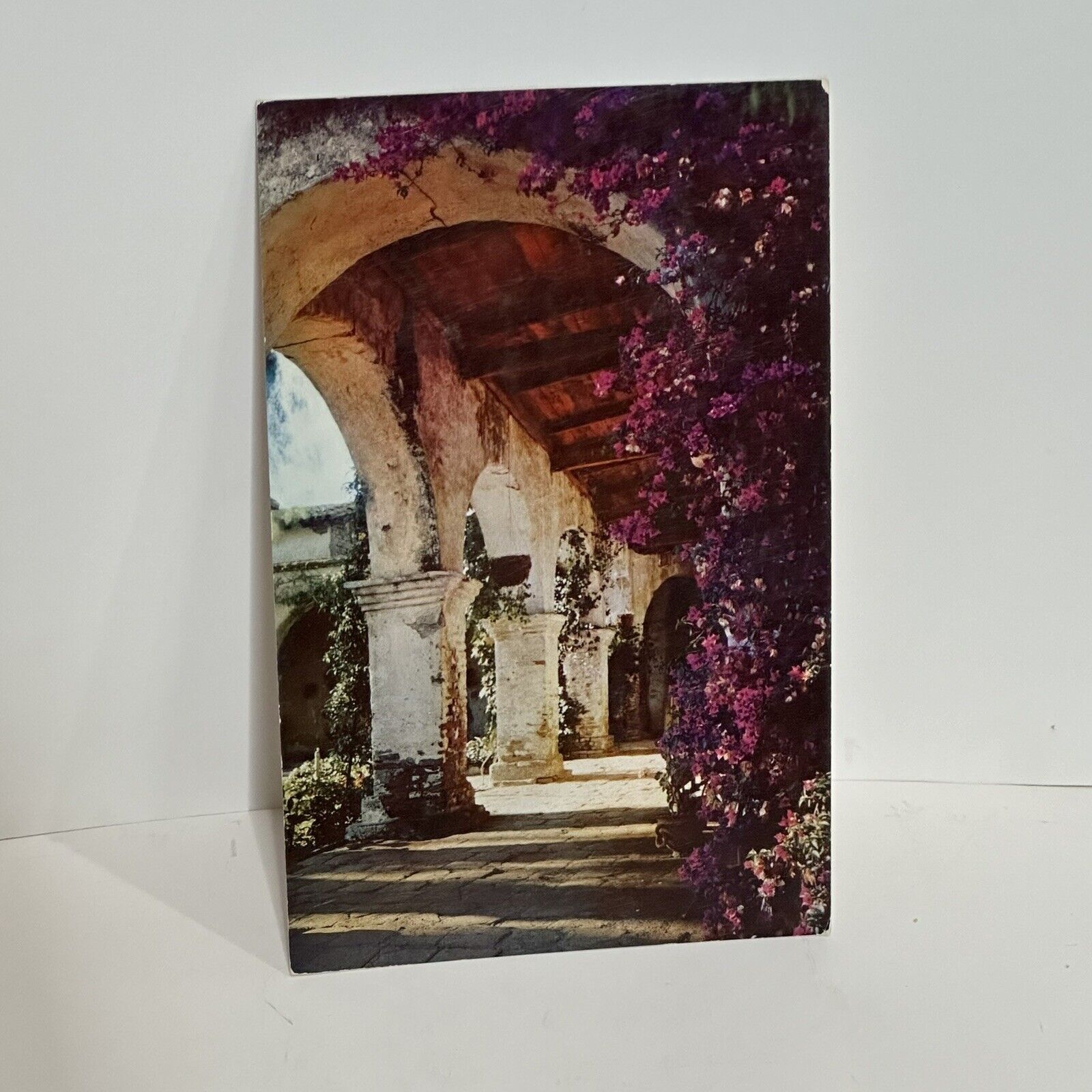 Vintage Postcard Mission San Juan Capistrano California Unposted Old Adobe Arche